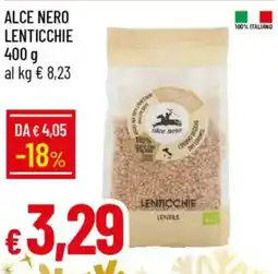IperFamila Alce nero lenticchie offerta