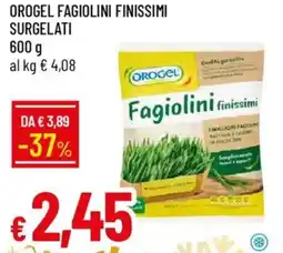 IperFamila Orogel fagiolini finissimi surgelati offerta