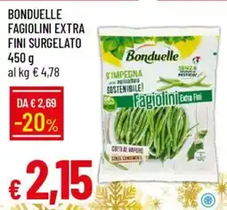 IperFamila Bonduelle fagiolini extra fini surgelato offerta
