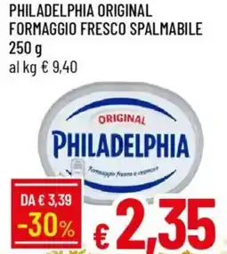 IperFamila Philadelphia original formaggio fresco spalmabile offerta