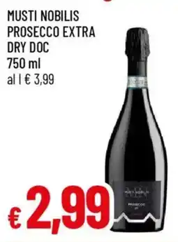 IperFamila Musti nobilis prosecco extra dry doc offerta