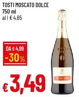IperFamila Tosti moscato dolce offerta