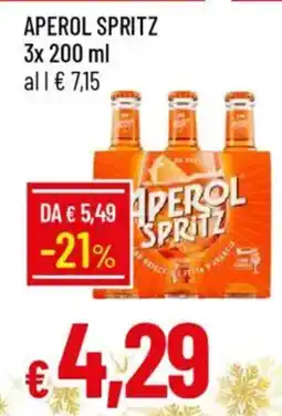 IperFamila Aperol spritz offerta