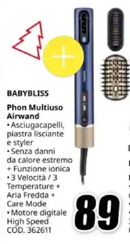MediaWorld BABYBLISS Phon Multiuso Airwand offerta