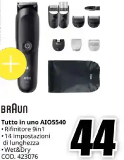 MediaWorld BRAUN Tutto in uno AI05540 offerta