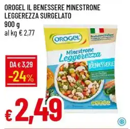 IperFamila Orogel il benessere minestrone leggerezza surgelato offerta