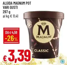 IperFamila Algida magnum pot offerta