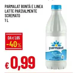 IperFamila Parmalat bontà e linea latte parzialmente scremato offerta
