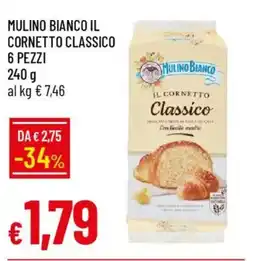 IperFamila Mulino bianco il cornetto classico offerta