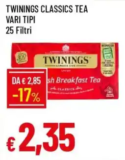 IperFamila Twinings classics tea offerta