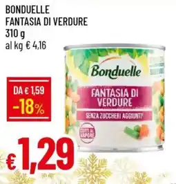 IperFamila Bonduelle fantasia di verdure offerta