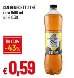 IperFamila San benedetto thè zero offerta