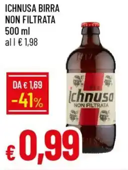 IperFamila Ichnusa birra non filtrata offerta