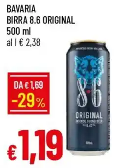 IperFamila Bavaria birra 8.6 original offerta