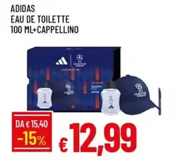 IperFamila Adidas eau de toilette +cappellino offerta