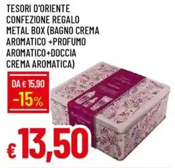 IperFamila Tesori d'oriente confezione regalo metal box offerta