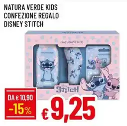 IperFamila Natura verde kids confezione regalo disney stitch offerta