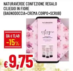 IperFamila Naturaverde confezione regalo ciliegio in fiore offerta