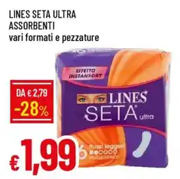 IperFamila Lines seta ultra assorbenti offerta