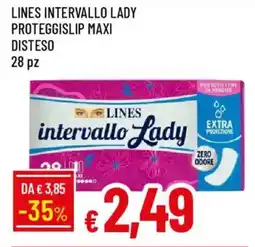 IperFamila Lines intervallo lady proteggislip maxi disteso offerta