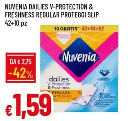 IperFamila Nuvenia dailies v-protection & freshness regular proteggi slip offerta
