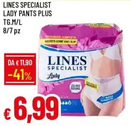 IperFamila Lines specialist lady pants plus offerta