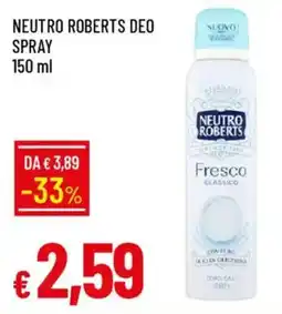 IperFamila Neutro roberts deo spray offerta