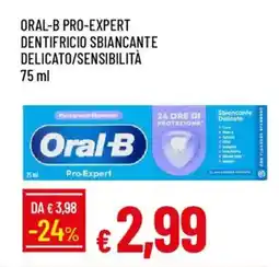IperFamila Oral-b pro-expert dentifricio sbiancante delicato/sensibilità offerta