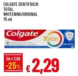 IperFamila Colgate dentifricio total whitening/original offerta