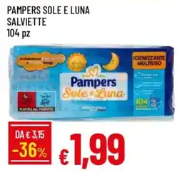 IperFamila Pampers sole e luna salviette offerta