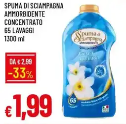 IperFamila Spuma di sciampagna ammorbidente concentrato offerta