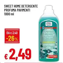 IperFamila Sweet home detergente profuma pavimenti offerta