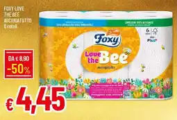 IperFamila Foxy love the bee asciugatutto offerta
