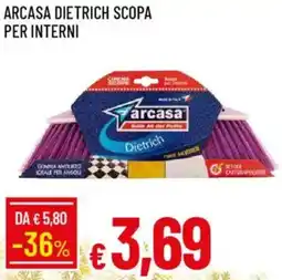 IperFamila Arcasa dietrich scopa per interni offerta