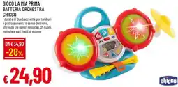 IperFamila Gioco la mia prima batteria orchestra CHICCO offerta