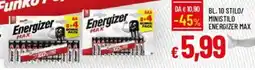 IperFamila Bl. 10 stilo/ministilo energizer max offerta