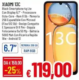 IperFamila XIAOMI 13C offerta