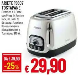 IperFamila ARIETE 15807 TOSTAPANE offerta