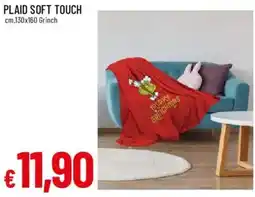 IperFamila Plaid soft touch offerta