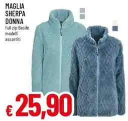 IperFamila Maglia sherpa donna offerta
