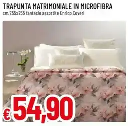 IperFamila Trapunta matrimoniale in microfibra offerta
