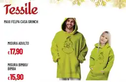 IperFamila Tessile maxi felpa casa grinch offerta