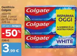 Carrefour Dentifricio Colgate offerta