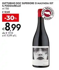 Bennet Gutturnio doc superiore o malvasia igt il poggiarello offerta