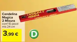Carrefour Candelina Magica 2 Misura offerta