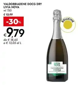 Bennet Valdobbiadene docg dry LIVIA NOVA offerta