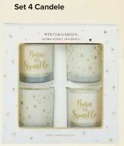 Carrefour Set 4 Candele offerta