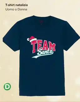 Carrefour T-Shirt natalizia Uomo o Donna offerta