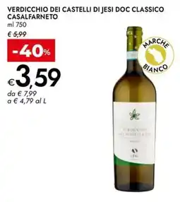 Bennet Verdicchio dei castelli di jesi doc classico casalfarneto offerta