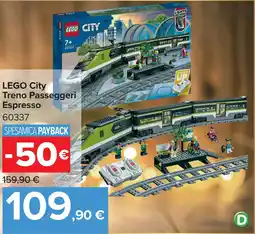 Carrefour LEGO City Treno Passeggeri Espresso offerta